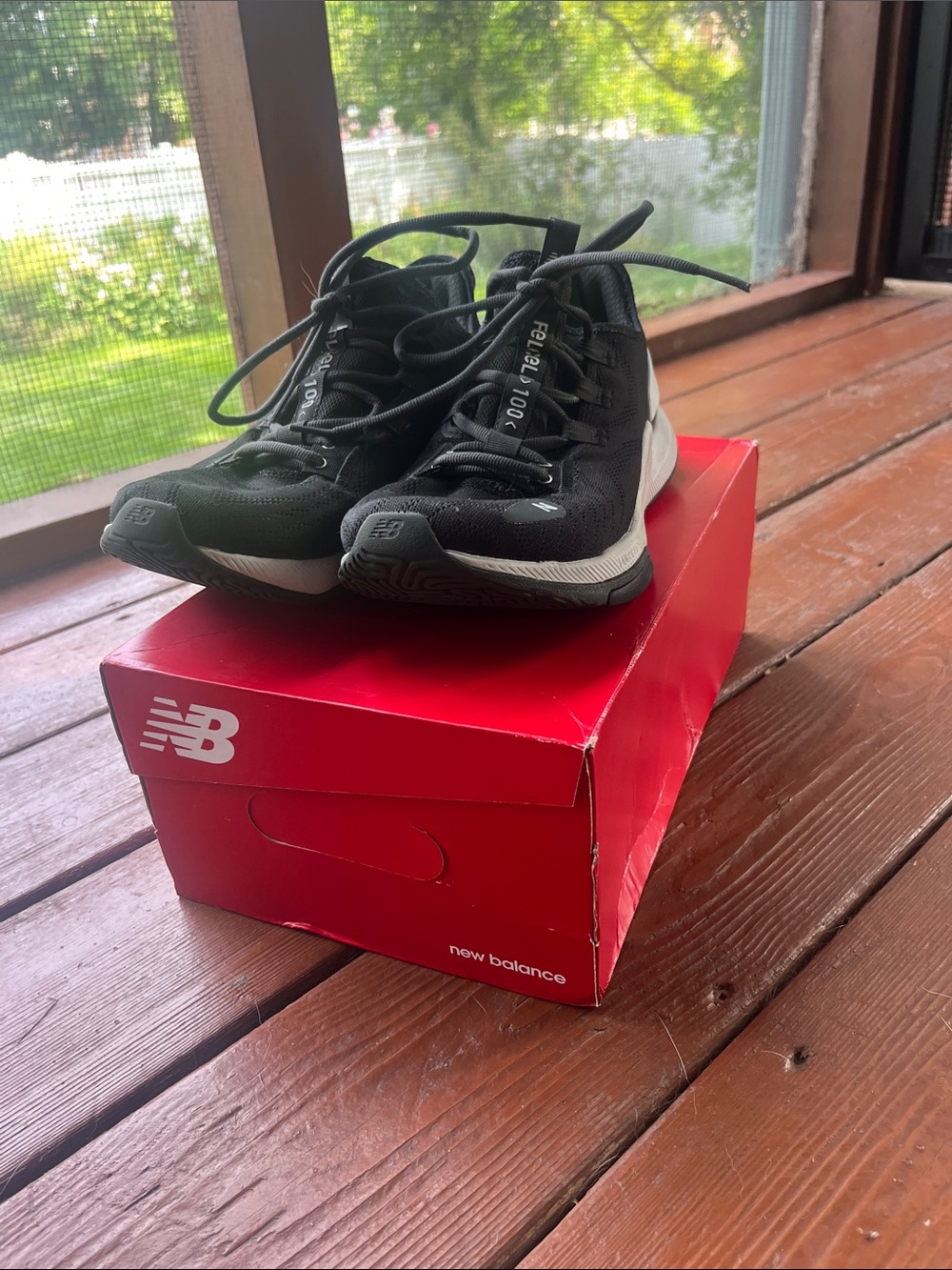 New Balance Fuel Cell Black and White Trainers
